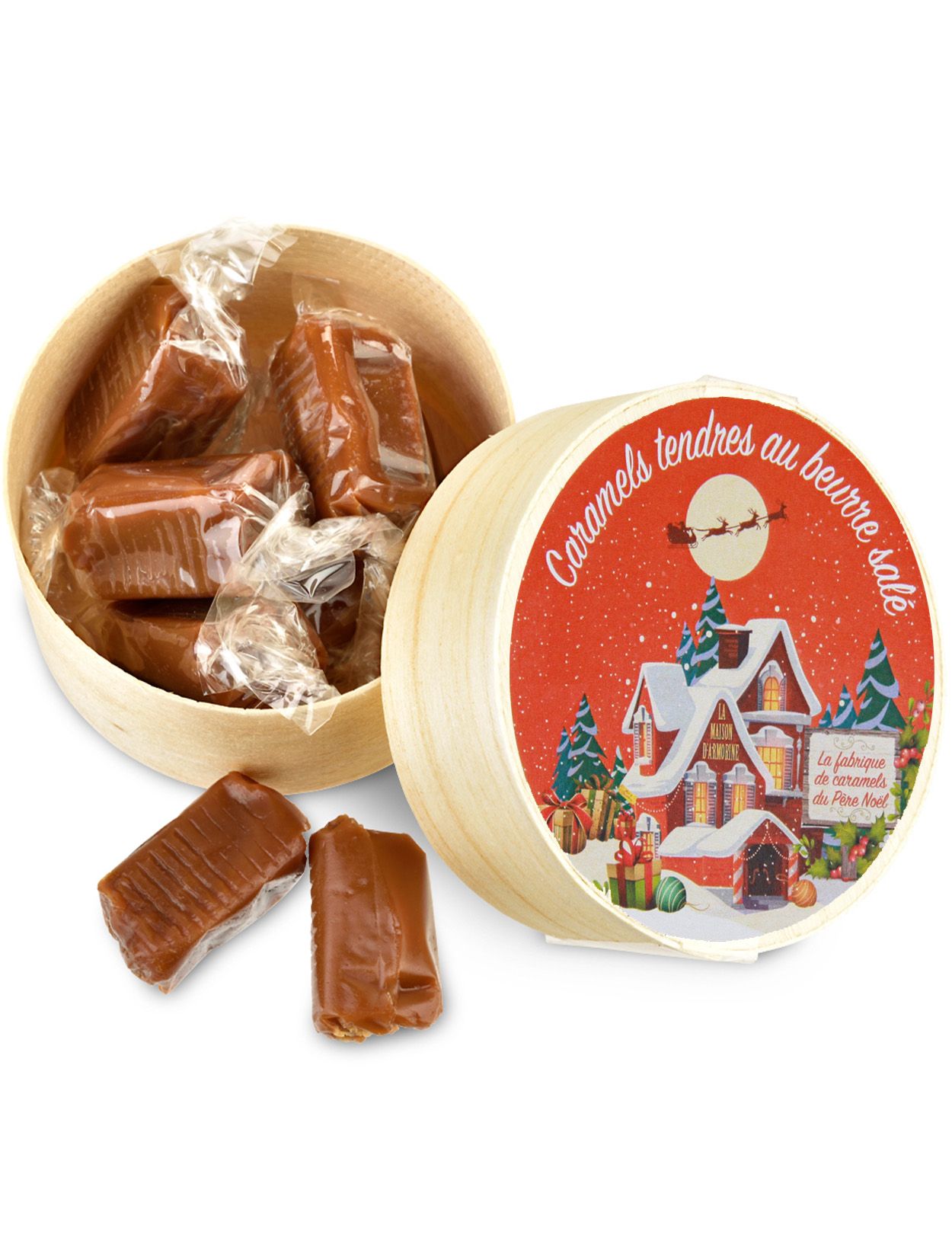Holiday Gift Box Caramels Tendres with Fleur de Sel