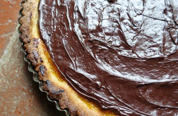 Orange & Chocolate Crostata Recipe from Elizabeth Minchilli