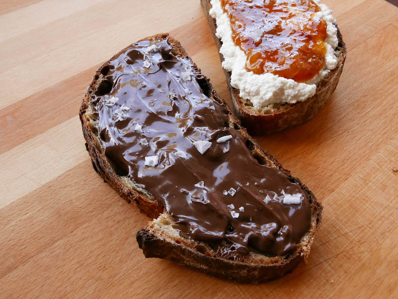 Marmalade and Noccioliva Toast